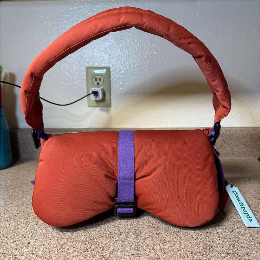 Coach Coachtopia Puffy Wavy Dinky Rare Original Color